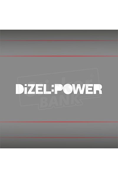 Sticker Bank ملصق سيارة متوافق مع قوة الديزل