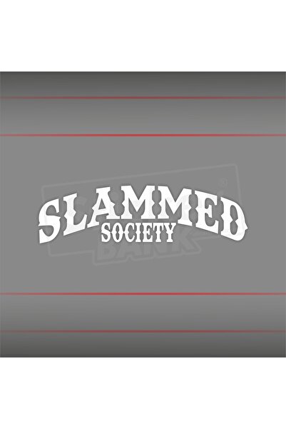 Sticker Bank Slammed Society Car Sticker