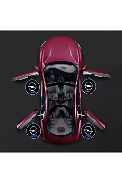 Mycl Opel 2 Adet Araçları Için Pilli Yapıştırmalı Mesafe Sensörlü Kapı Altı L...