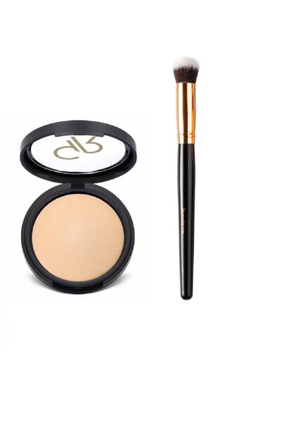 Golden Rose Mineral Terracotta Pudra 01- Oval Yapılı Kapatıcı Fırçası 136