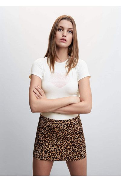 MANGO Woman Tricou cu mesaj