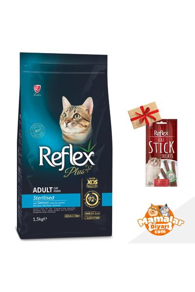 Reflex Plus Sterilised Kısır Kedi Somonlu Yetişkin Kedi Maması 1.5 Kg