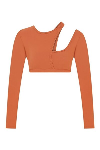 Bazar Uzun Kollu Cutout Spor Sütyeni