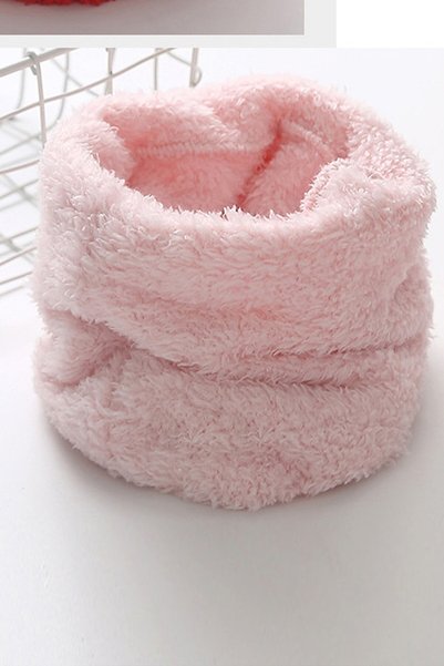 Nurnivus Unisex Children's Plush Neck Collar Scarf Scarf Windproof Fleece Neck Collar Shawl