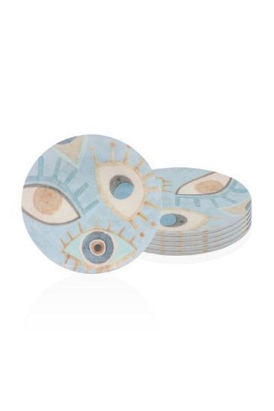 The Mia Amulet Serving Plate Set of 6 - 26 cm