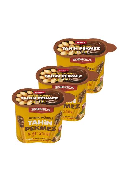 Koska Fındık Püreli Tahin Pekmez & Grissini 55 G X 3 Adet