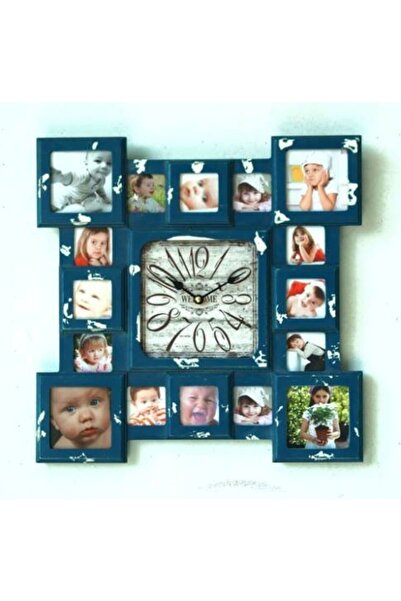 MBA Kitchen Clocks Series – Themed Wall Clock with Mb Photo Frame |   Decorative Wooden Wall Clock