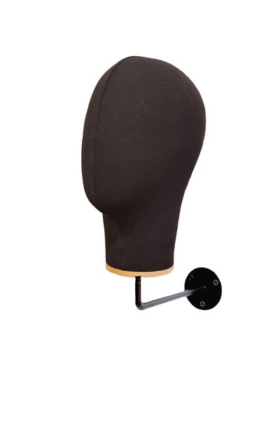 Manken İstanbul Wall Mounted Fabric Covered Accessory Mannequin Hat Manikin Wig Mannequin