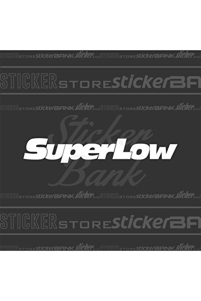 Sticker Bank ملصق سيارة منخفض للغاية