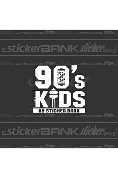 Sticker Bank ملصق سيارة للتسعينيات