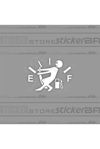 Sticker Bank ملصق سيارة لمؤشر الوقود