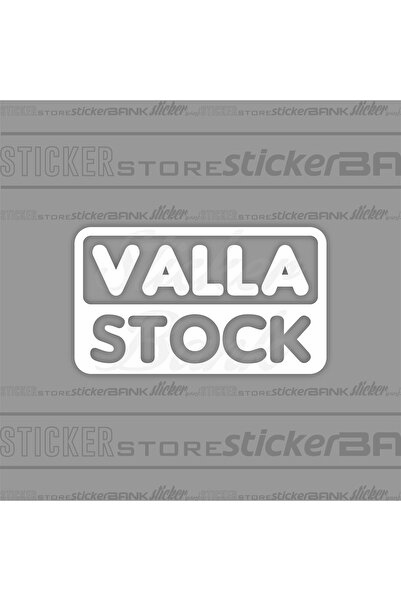 Sticker Bank ملصق سيارة Valla Stock