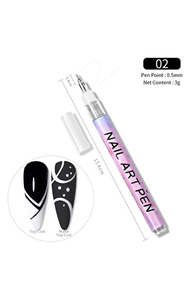 Born Pretty 0.5mm 3d Naıl Art Graffıtı Pen ( Tırnak Dekorasyon Çizim Kalemi )