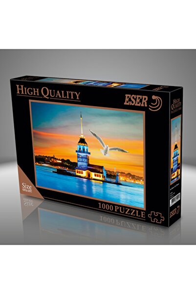 ESER Puzzle 1000 Parça 68x48 Cm Kız Kulesi Gün Batımı