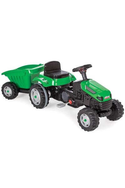 PİLSAN Active Traktör Römorklu Pedallı Yeşil