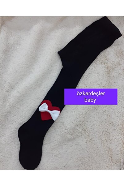 ÖZKARDEŞLER BABY جوارب بيبي كيلوت مع فيونكة من اللباد