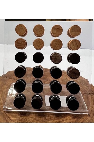 Karınca Piercing Wooden Earlobe Earring - Fake Tunnel Piercing