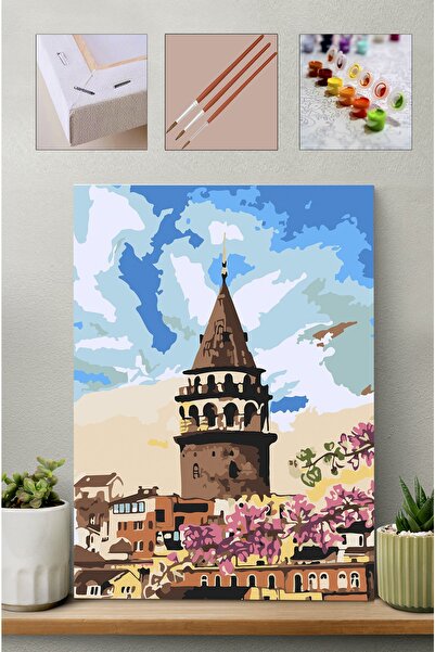 Carmen Galata Kulesi Sayılarla Boyama Seti