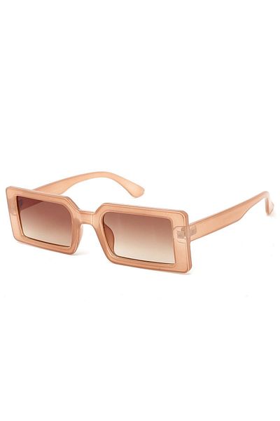 Di Caprio Women's Rectangular Retro Sunglasses