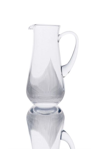 DECOSTYLE Paşabahçe Glass Set with Hisar Jug 13 Pieces for 6 People