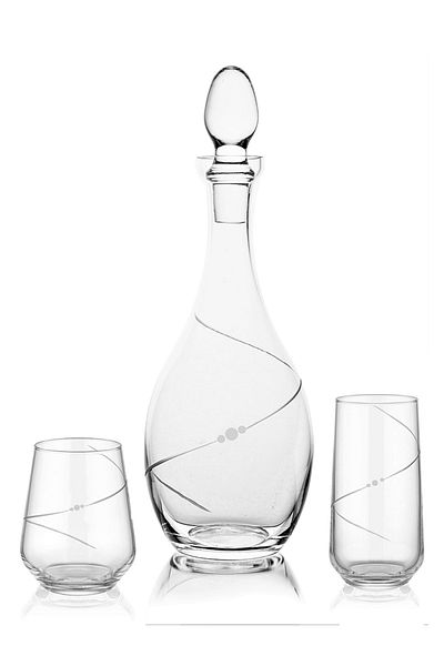 DECOSTYLE Paşabahçe Soft Drink Set Elegance Stoneless 13 Pieces for 6 People