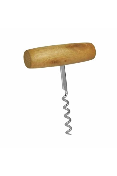Metaltex Ağaç Ahşap Saplı Şarap Ve Mantar Kapak Tirbuşonu