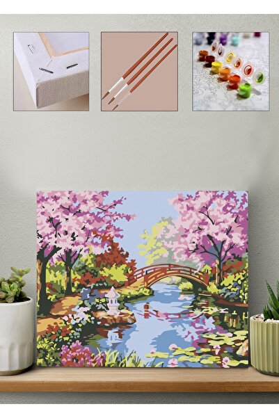 Carmen Sayılarla Boyama Seti - Japon Bahçesi