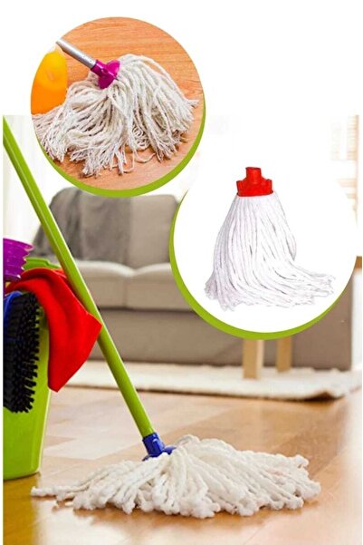 ÇEÇEN HOME Ipli Mop Ipli Püskül Mop Vileda Mop 2 Adet
