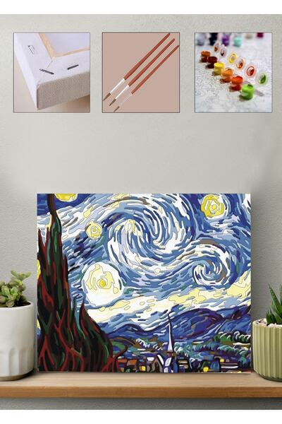 Carmen Sayılarla Boyama Seti - Yıldızlı Gece