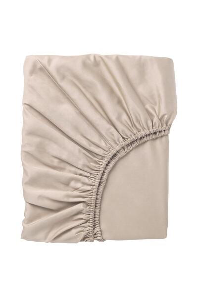 Ricco Lifes Cream 100% Organic Cotton Baby Fitted Sheet 60x120