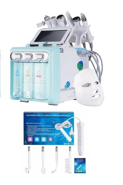 DİZAYNSHOP Yeni Model X Pro Hydrafacial Led Maskeli -büyük Çelik Motorlu + Yü...