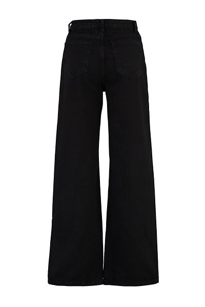 Livik High Waist and Lycra Jain Jeans - Wide Leg