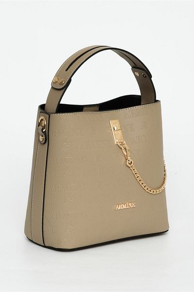 Armine Women's Hand and Shoulder Evening Bag 222 Mink Laser