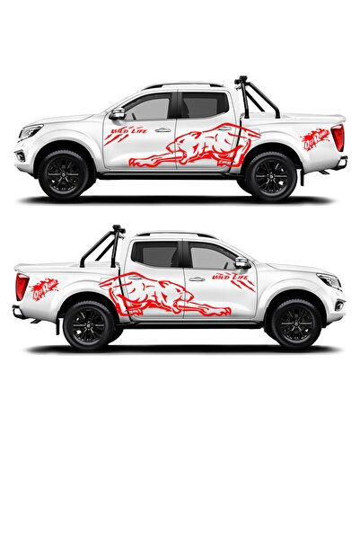 Melek Pazarı Vahşi Aslan Off Road Yan Gövde Sticker. Wild Life Off Road Sticker