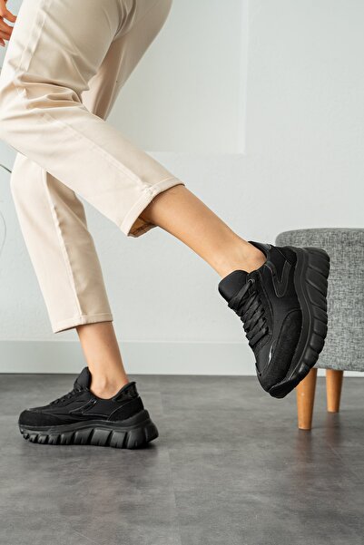 Ayax Pantofort de damă, cu șireturi, țesătură parașută, ocazional, cu talpă m...