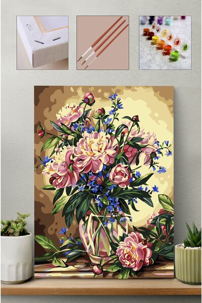 Carmen Sayılarla Boyama Seti - Pembe Çiçek