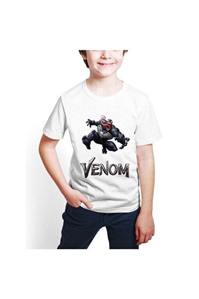 hilon Tricou pentru copii unisex Venom cu imprimeu digital - D03