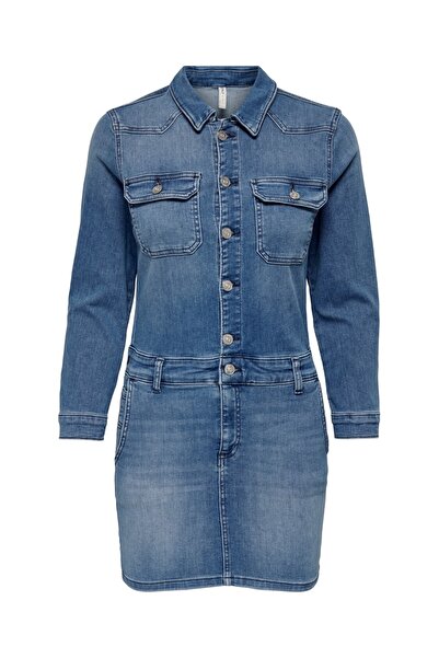 ONLY Onlblush Ls Stretch Dnm Dress Add