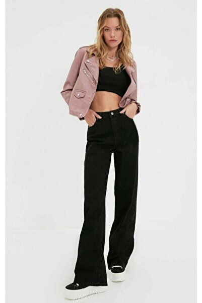 Ramrod Suzy Yüksel High Waist Lycra Loose Cut Wide Leg Jeans