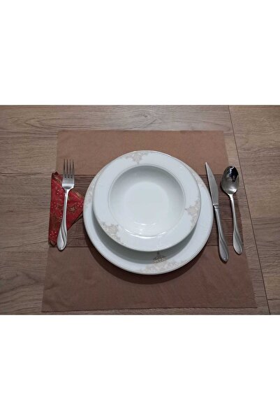 Üçbey Runner Amerikan Servis Masa Örtüsü Sehba Örtüsü 40x40