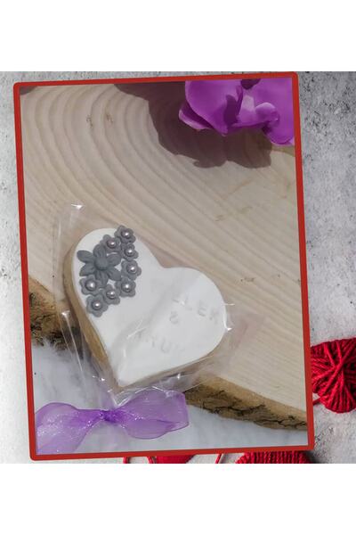 Miranın Hobileri Söz Nişan Hediyelikleri Şeker Hamurlu Butik Kurabiye 10 Adet