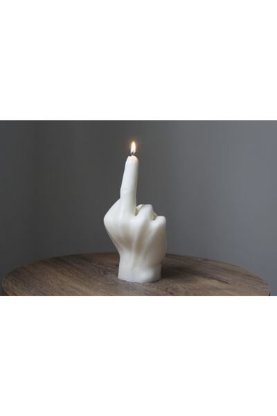 Ersu candles Dekoratif Kokulu Orta Parmak Mum