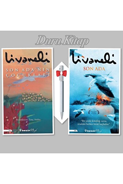 İnkilap Yayınları Son Ada - Son Ada'nın Çocukları, Zülfü Livaneli (2 Kitap), Caprice B112 Kalem Hediye