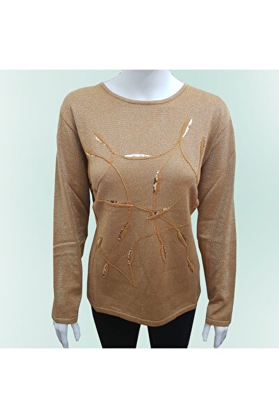 OREYA Simli Triko Bluz