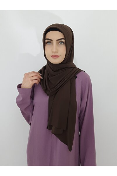 Generic Brand Şal practic gata Sandy Fabric culoare maro