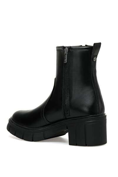 Nine West Μαύρα γυναικεία μποτάκια με τακούνι