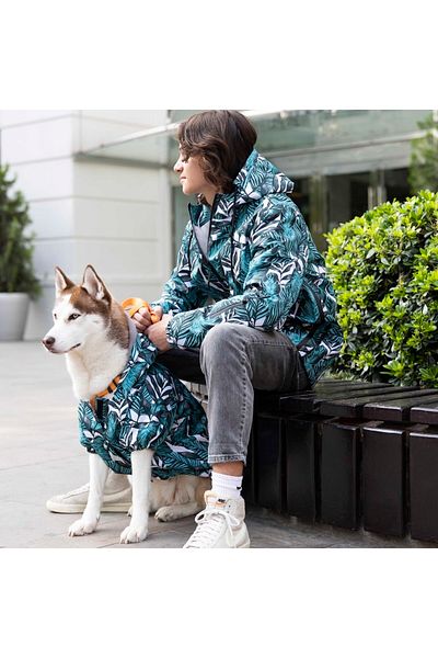 Lindodogs Lindo People Aqua Black Waterproof Raincoat