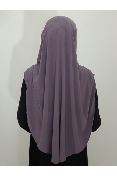 Ayselcehobi Namaz Örtüsü Hazır Büyük Esarp Malezya Modeli Khimar Hac Ve Umre Icin Uygundur Lavanta Renk
