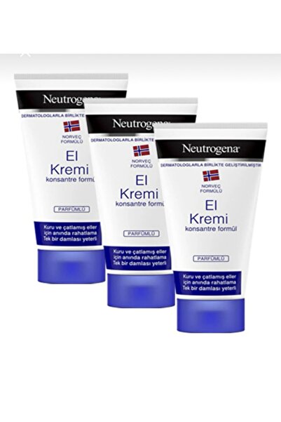 Neutrogena كريم لليدين 50 مل تركيبة نرويجية معطرة 3 قطع