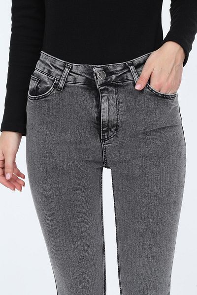LİMABEL Τζιν Smoked High Waist Recovery Skinny Tight Leg Colorfast